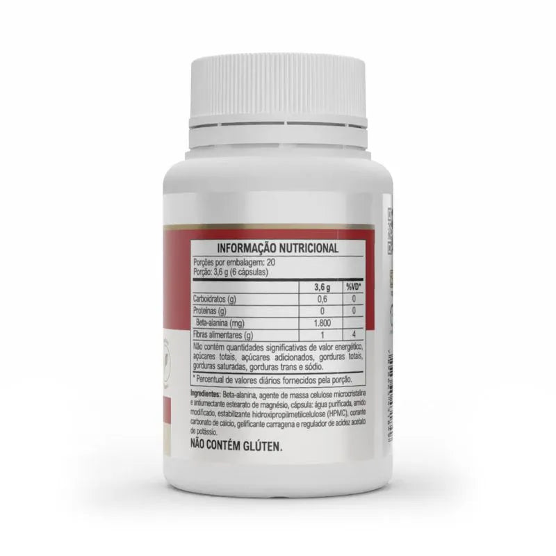 BETA ALANINA 300MG 120CAPS - VITAFOR - Imagem 2