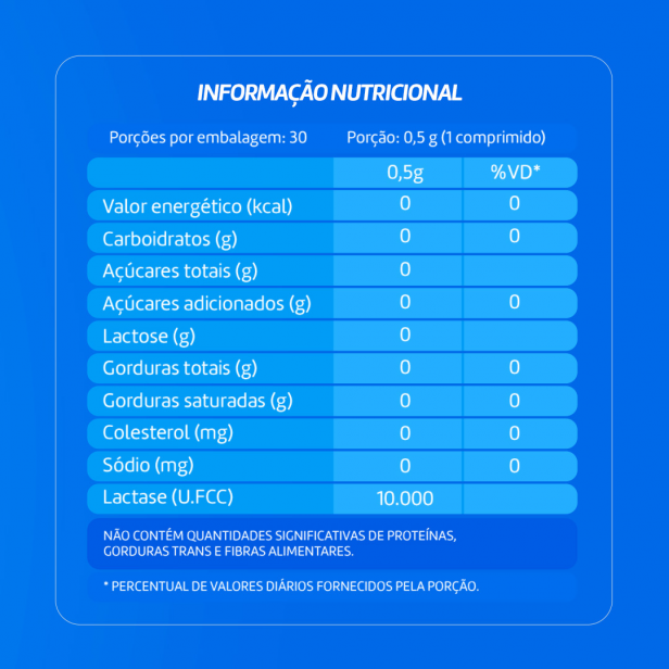 LACTOBEM 10.000 U.FCC 30COMP - CATARINENSE NUTRICAO - Imagem 3