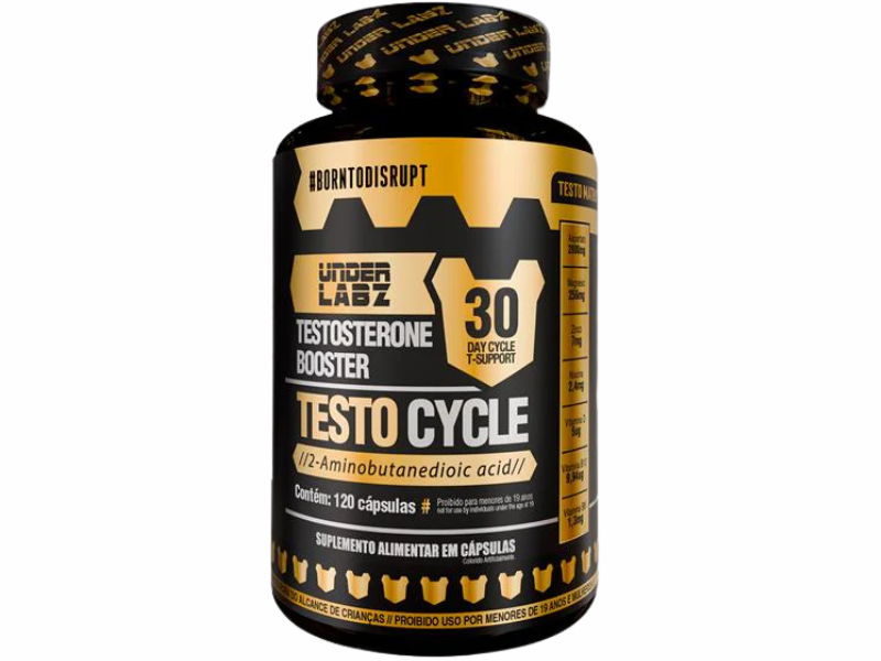 TESTO CYCLE 120CAPS - UNDER LABZ - Imagem 2