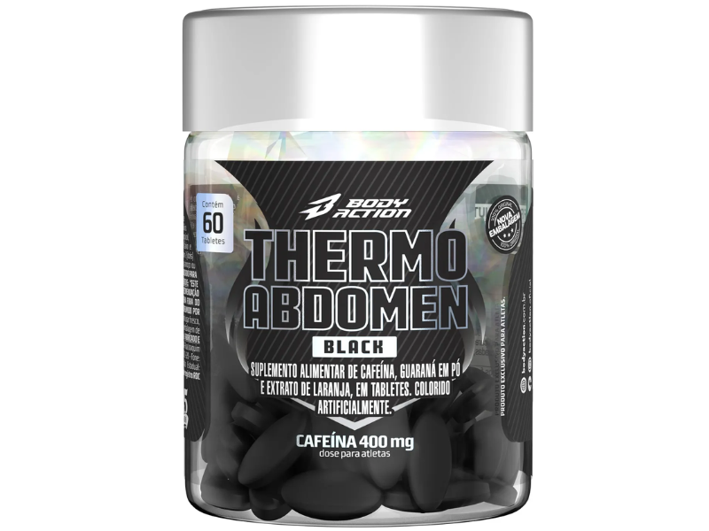 THERMO ABDOMEN BLACK 60COMP - BODYACTION