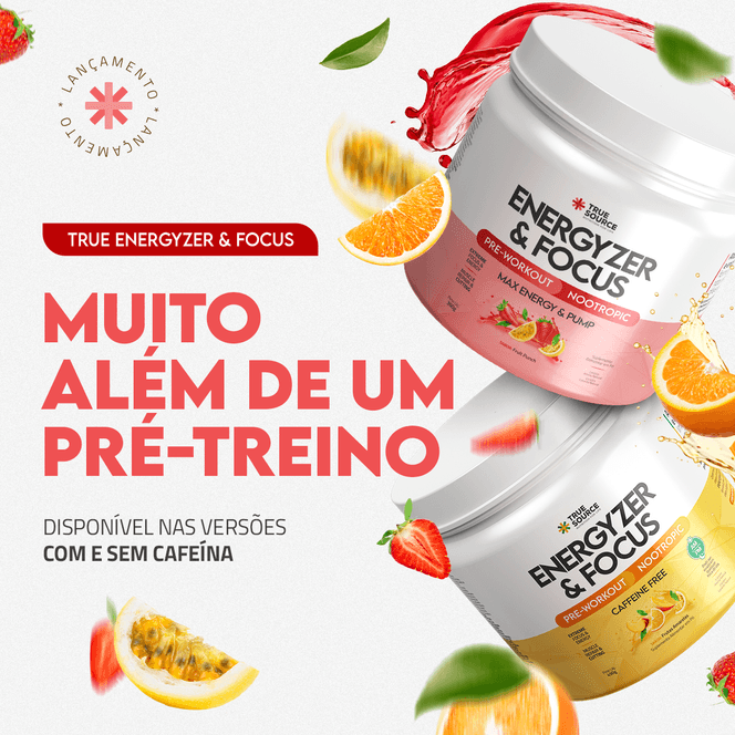 PRE TREINO ENERGYZER E FOCUS 360G - TRUE SOURCE - Imagem 2