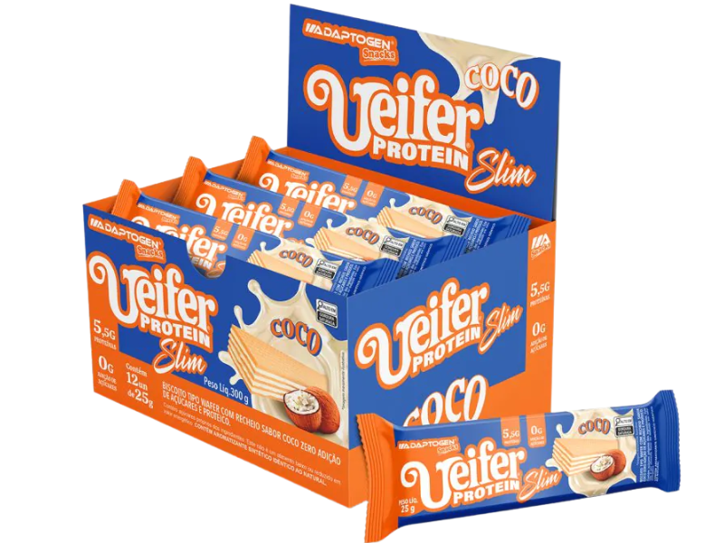 UEIFER PROTEIN SLIM 12UN 25G - ADAPTOGEN - Imagem 2