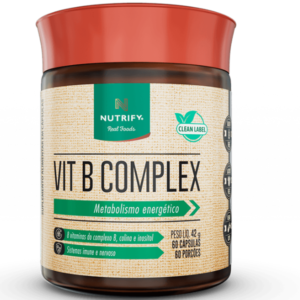 VITAMINA B COMPLEX 60CAPS - NUTRIFY