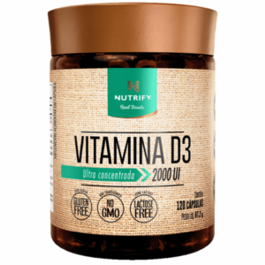 VITAMINA D3 120CAPS - NUTRIFY