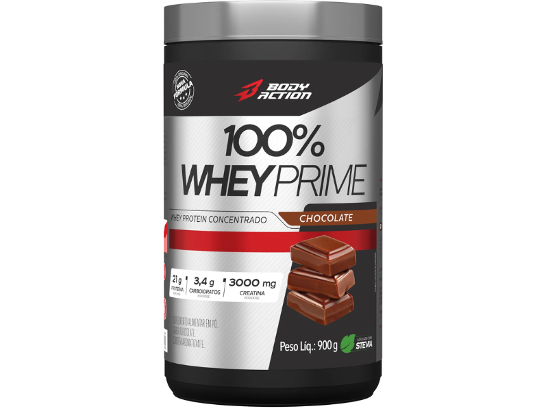 WHEY 100% PRIME POTE 900G - BODYACTION - Imagem 2