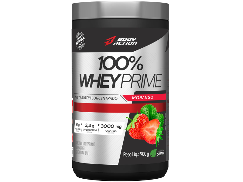 WHEY 100% PRIME POTE 900G - BODYACTION - Imagem 3
