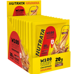 WHEY 100% HAVANNA DOCE DE LEITE 12X30G SACHÊ - NUTRATA