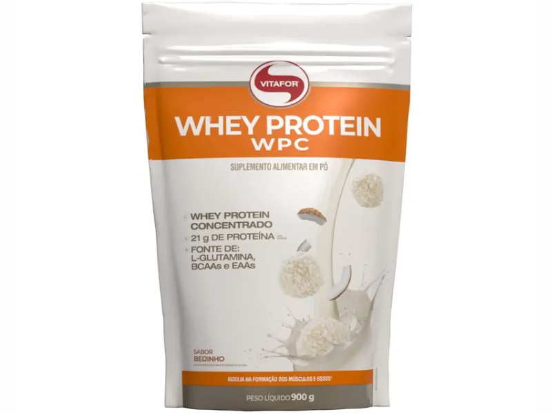 WHEY 100% 900G REFIL - VITAFOR - Imagem 3
