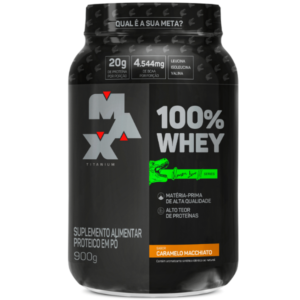 WHEY 100% DINO 900G POTE - MAX TITANIUM