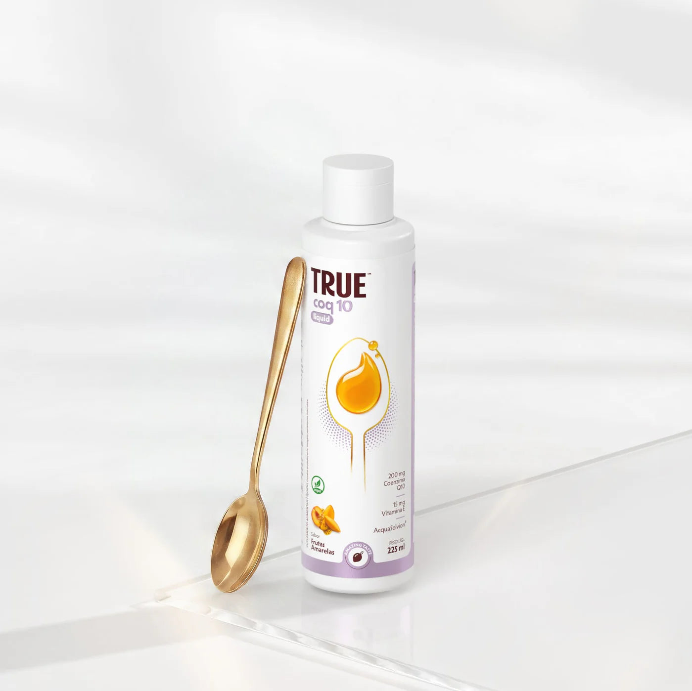 COENZIMA Q10 LIQUID FRUTAS AMARELAS 225ML - TRUE SOURCE - Imagem 2