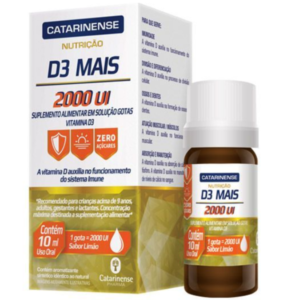 D3 MAIS 2000UI 10ML - CATARINENSE NUTRICAO