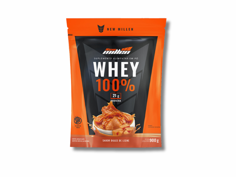 WHEY 100% REFIL 900G - NEW MILLEN - Imagem 5