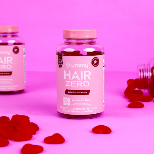 GUMMY HAIR ZERO TUTTI-FRUTTI 60UN - Imagem 2