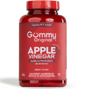 GUMMY VINAGRE DE MACA SABOR CEREJA 60UN