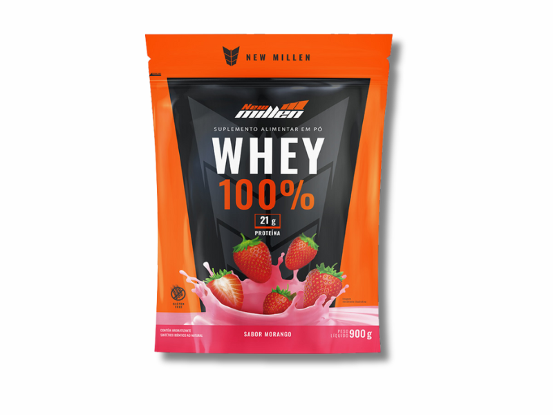 WHEY 100% REFIL 900G - NEW MILLEN - Imagem 9