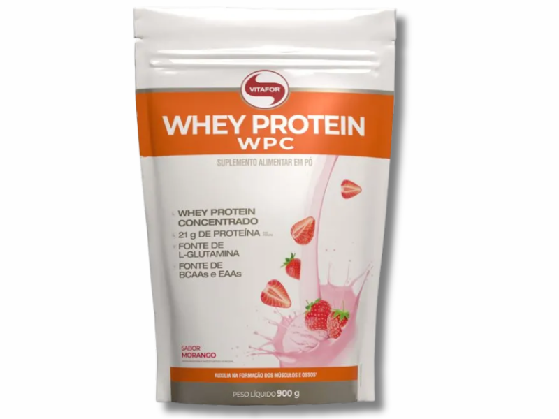 WHEY 100% 900G REFIL - VITAFOR - Imagem 2