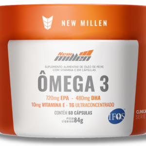 OMEGA 3 C/ VITAMINA E 60CAPS - NEW MILLEN