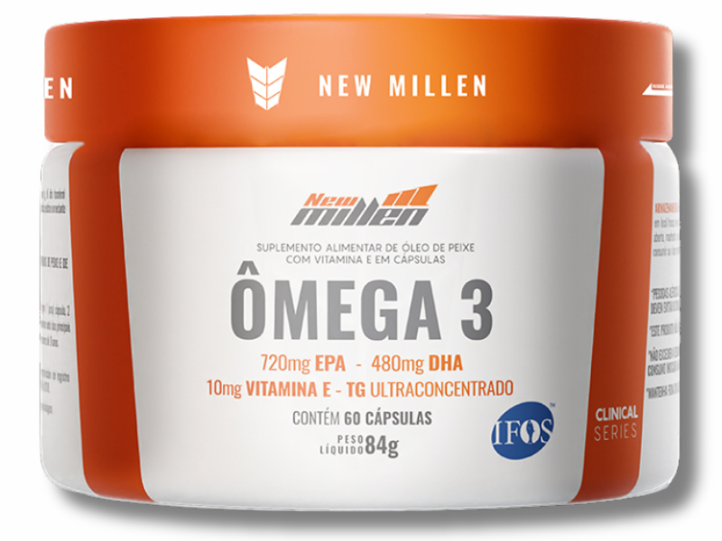 OMEGA 3 C/ VITAMINA E 60CAPS - NEW MILLEN