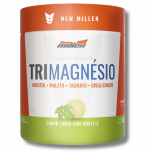 TRIMAGNESIO LIMAO C/ HORTELA 180G POTE - NEW MILLEN